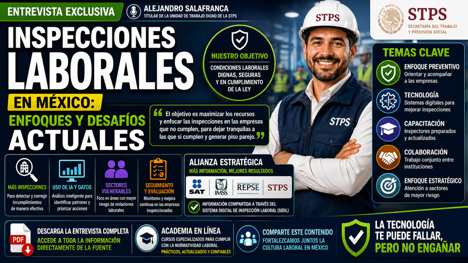 CONSIDERACIONES INSPECCIONES ENTREVISTA TITULAR