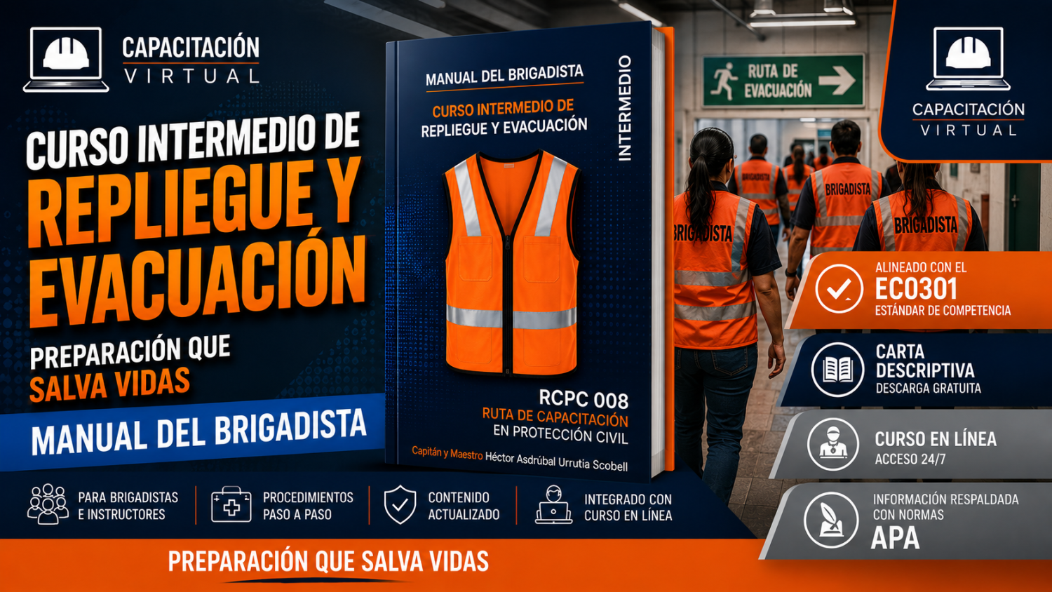 MINIATURA CURSO INTERMEDIO DE REPLIEGUE Y EVACUACIÓN