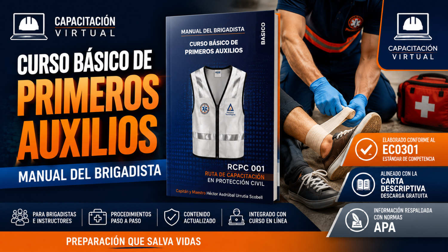 MINIATURA MANUAL CURSO BÁSICO PRIMEROS AUXILIOS